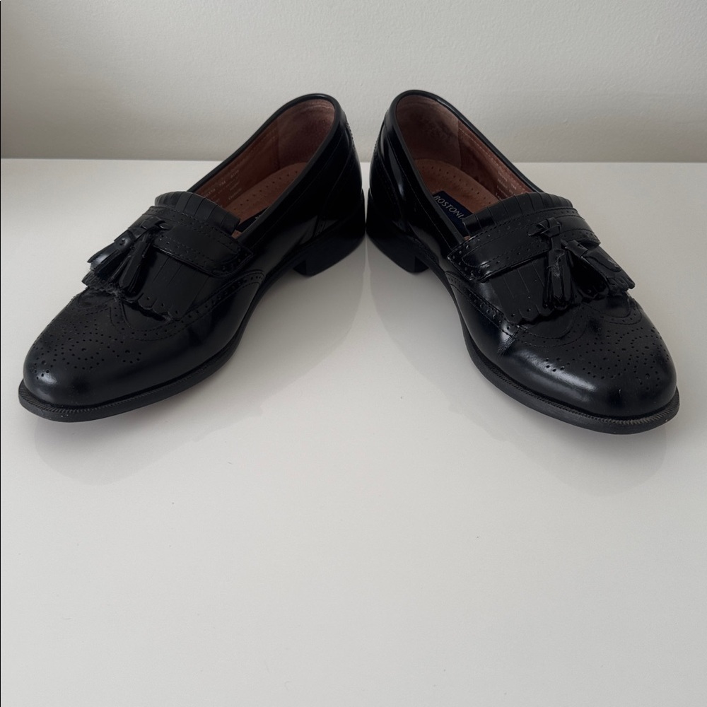 Bostonian Classics Black Tassel Loafers size 7 - Picture 3 of 5